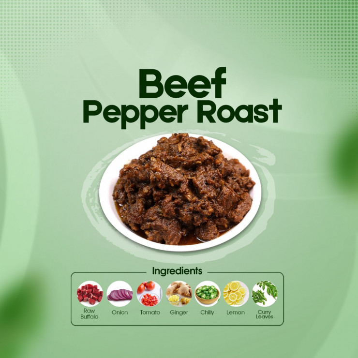 Instant Beef  Pepper Roast Kit( excluding pepper)